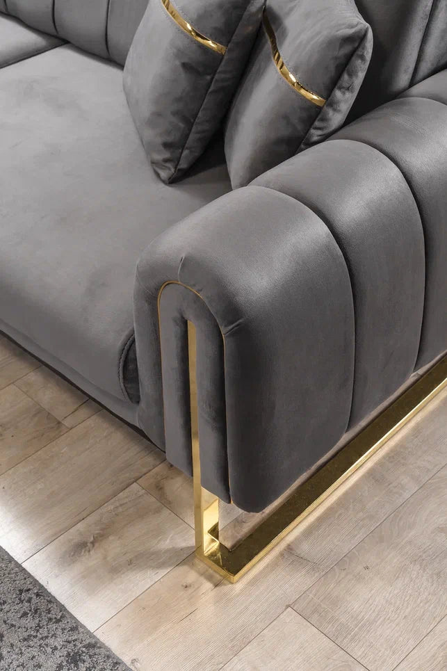 Canapé d'angle "BOLD GRIS"