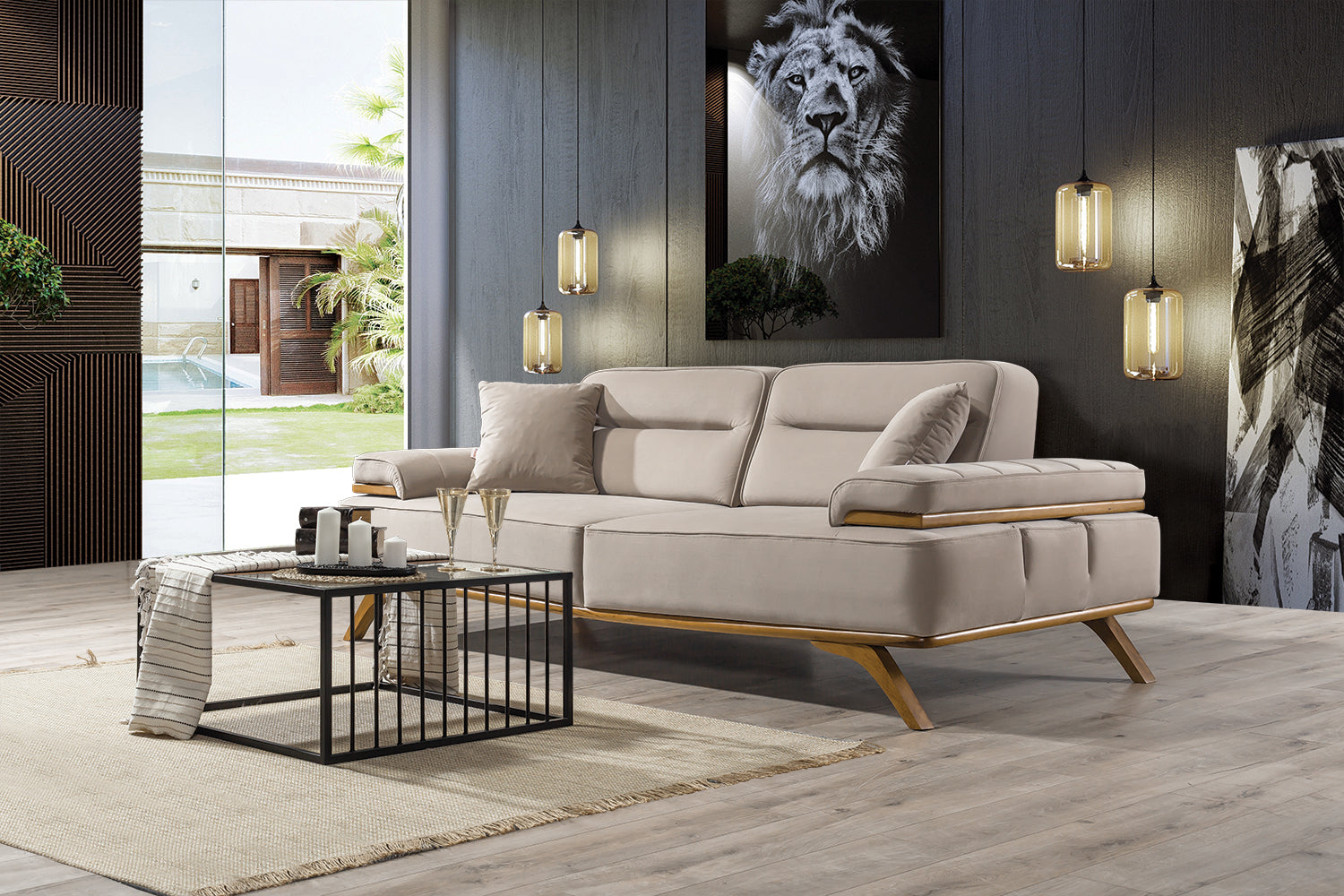 Canapé 3 places "DORA-B"