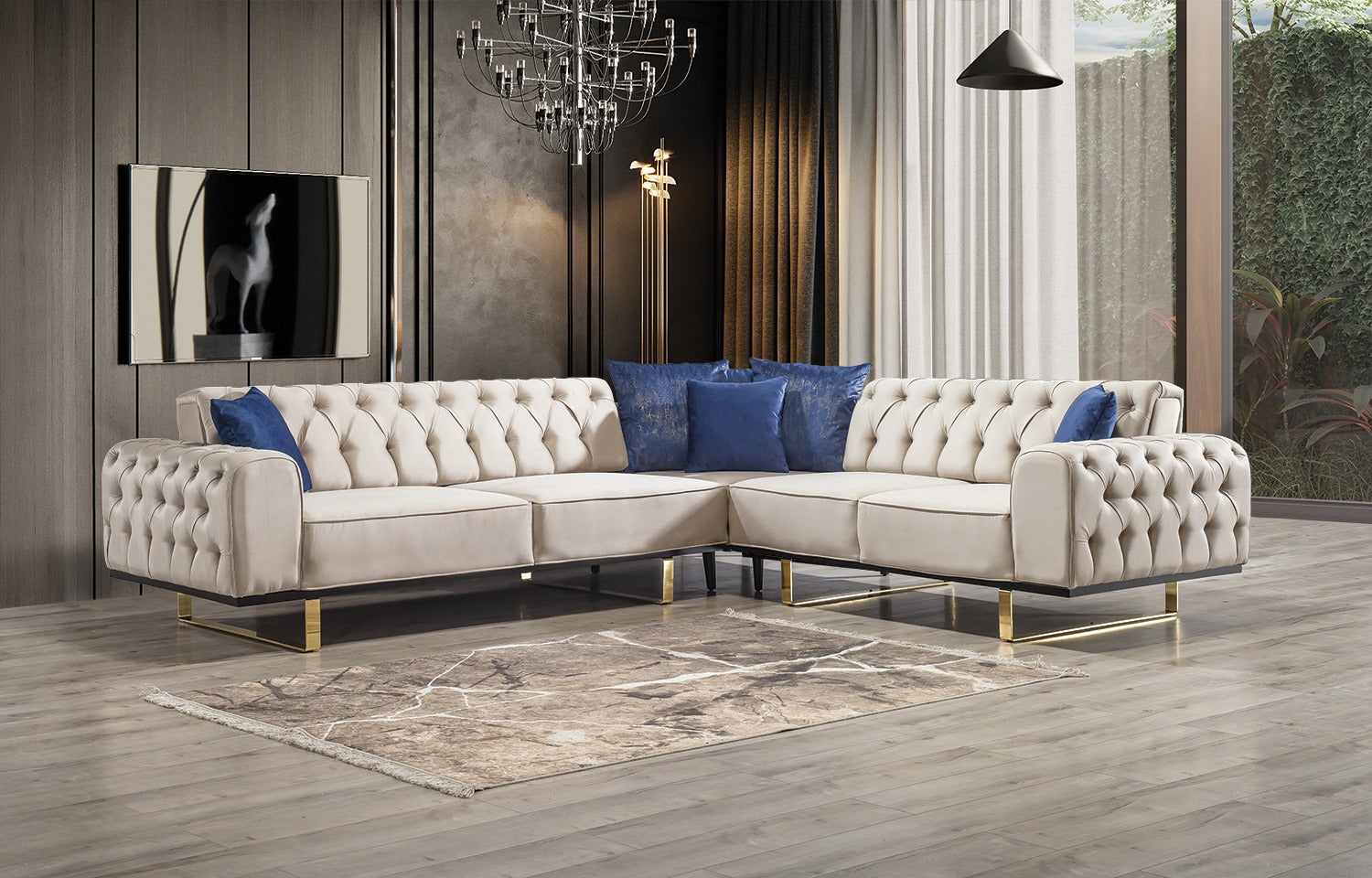 Canapé d'angle "LILYUM"