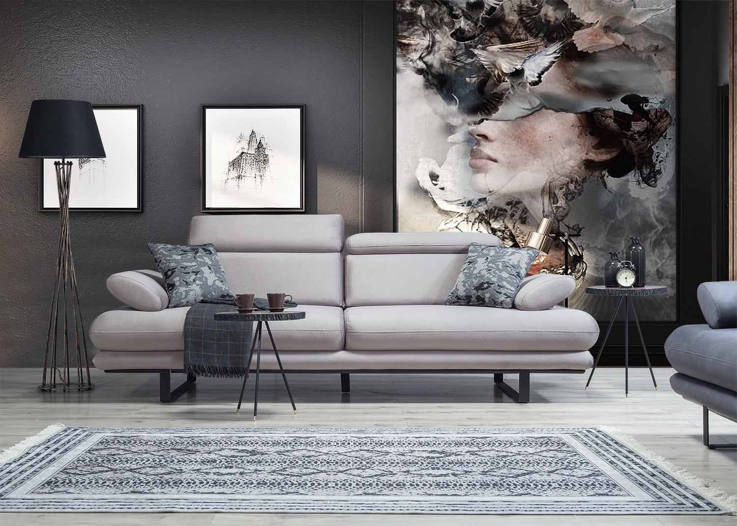 Canapé 3 places "TESLA"