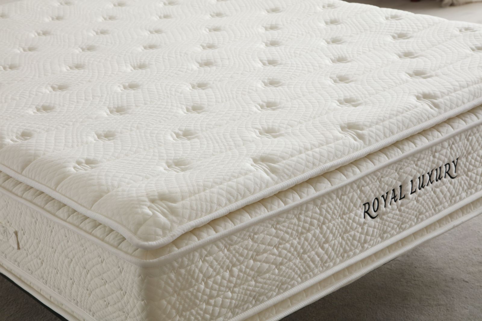 Matelas San Martino Royal Luxury Ressorts - 36 cm avec double surmatelas Intégré